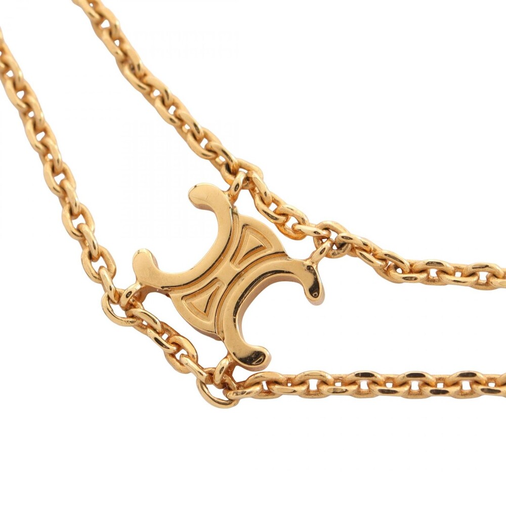 Celine Triomphe Suspenders Necklace #332093C52B